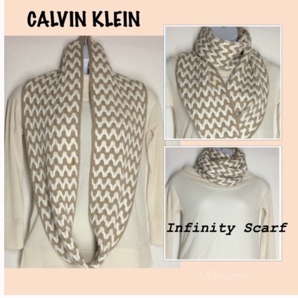 Calvin Klein Cozy Knit Infinity Scarf
